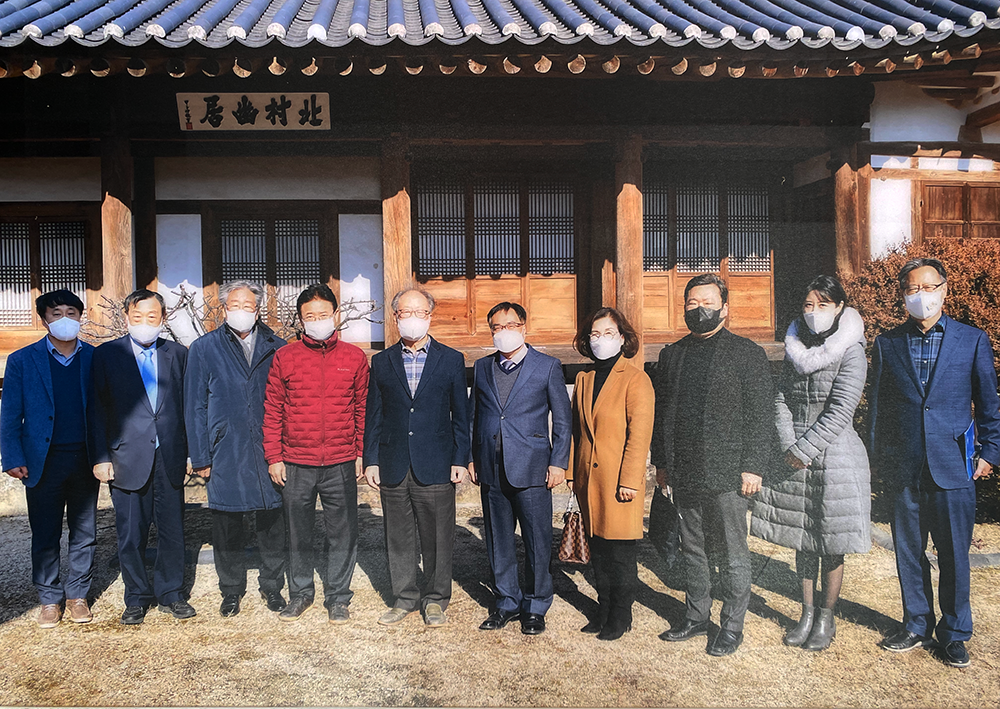 이철우 경북도지사, 탤런트 최불암, 이희범 산자부장관 화경당 방문